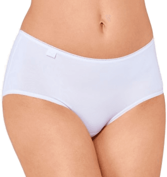 Sloggi Midi Briefs 3P Hvit