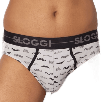 Sloggi GO Movember Mini 2P Svart/Hvit