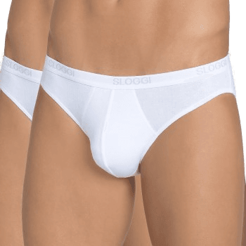 Sloggi 2P For Men Basic Minis Hvit