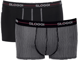 Sloggi 2P For Men Start Hip Svart