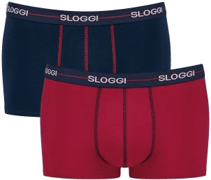Sloggi 2P For Men Start Hip Blå/Rød