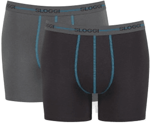 Sloggi 2P Men Start Short Grå