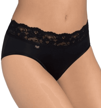 Sloggi Romance Midi Truser 2P Svart