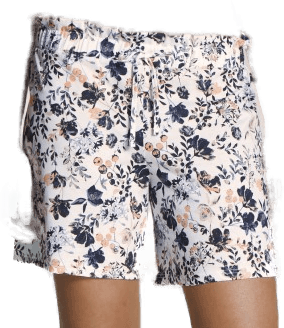 Calida Favourites Flowers Shorts Hvit