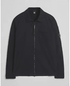 Cp Company Organic Cotton Overshirt Black