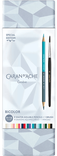 Caran Dache Bicolor Alpine Frost 9-sett