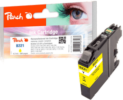 Peach LC-221Y blekkpatron Gul 4,3ml