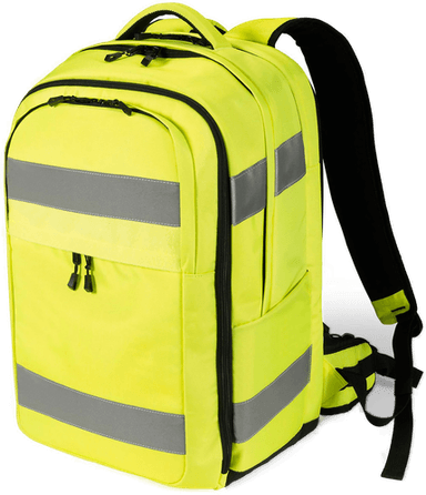 Dicota Hi-Vis Ryggsekk 38L, gul
