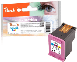 Peach Blekkpatron HP 303XL Farge