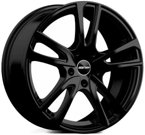 GMP Astral Shiny Black 7x17 4/108 ET25 B65.1