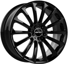 GMP Stellar Shiny Black 9x22 5/108 ET38,5 B63