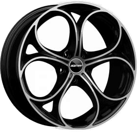 GMP Drake Black Machined Face 8x18 5/110 ET40 B65.1