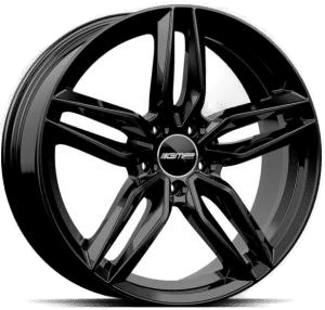 GMP Fasten Glossy Black 8x18 5/112 ET35 B66.6
