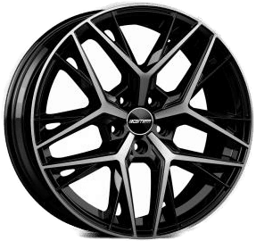 GMP Lunica Black Machined Face 9.5x20 5/112