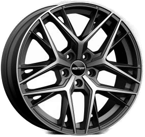 GMP Lunica Matt Gun Metal 7.5x18 5/100 ET46