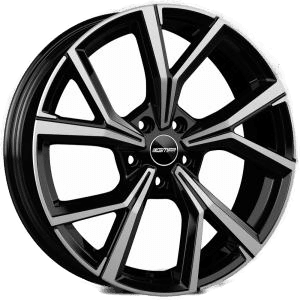 GMP Mentor Black Machined Face 8x18 5/112