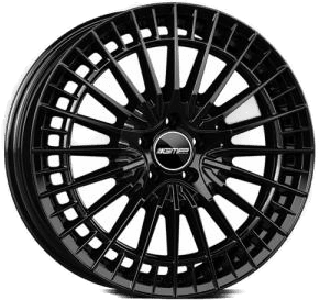 GMP Qstar Glossy Black 7.5x18 5/112 ET45 B66.6