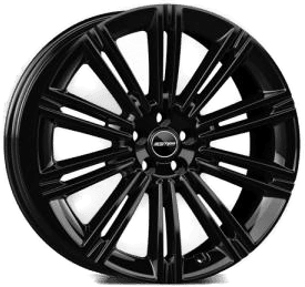 GMP Experience Glossy Black 9.5x23 5/120 ET40 B72.6