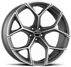 GMP Ultrivity Matt Anthracite Diamond 8x18 5/112 ET30 B66.5