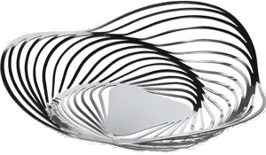 Alessi Trinity fruktskål rustfritt stål