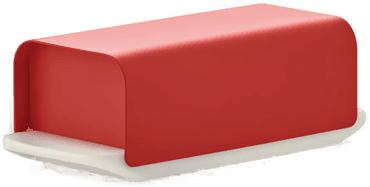 Alessi Mattina smøreske Rød