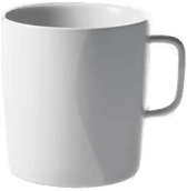 Alessi PlateBowlCup kopp Hvit