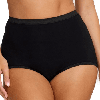 Damella Classic Cotton Maxi Brief Svart X-Large