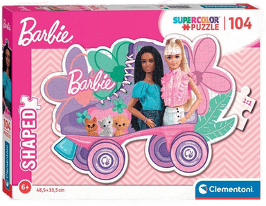 Clementoni Barbie Roller Skate 104pcs