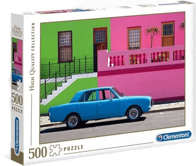 Puslespill 500 The Blue Car Clementoni