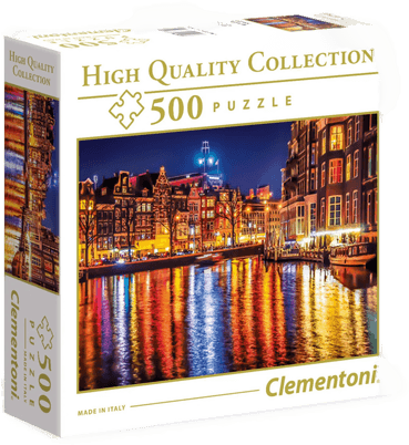 Puslespill 500 Square Amsterdam Clementoni