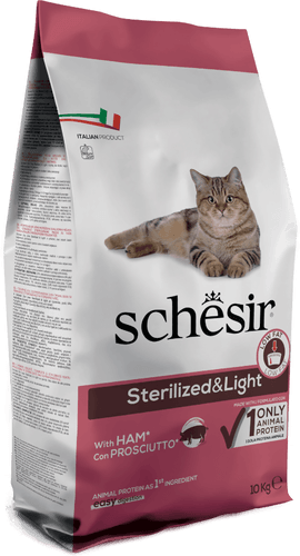 Schesir Sterilisert & Light med skinke