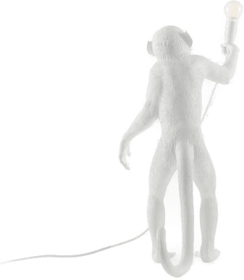 Seletti Monkey Lamp Standing White