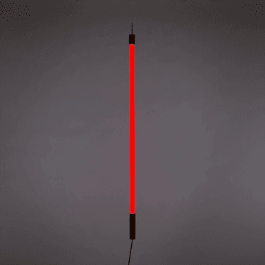 Seletti LED-lampe Linea, rød