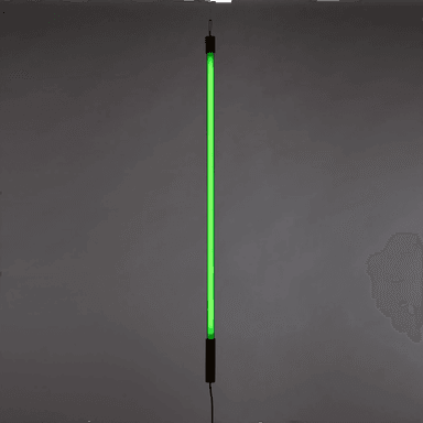 Seletti LED-lampe Linea, grønn