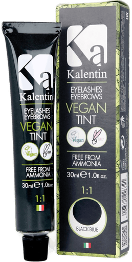Kalentin Eyebrow & Eyelash Tint Vegan Black Blue