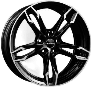 GMP DEA Black Machined Face 9x19 5/112 ET44 B66.6