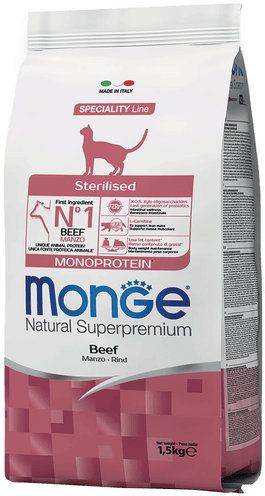 Monge Superpremium Monoprotein Sterilisert 1,5 kg