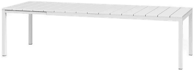 Nardi Rio Spisebord 210/280 cm White