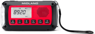 Midland Nødradio ER100 Rød Svart