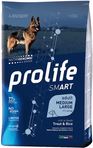 Prolife Smart Adult Medium / Large ørret og ris