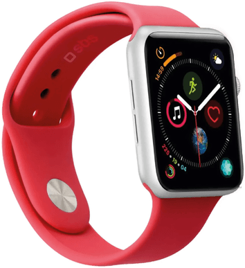 Sbs Silikonrem Apple Watch 38/40/41mm Rød