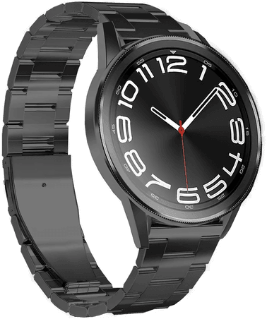 Puro Rustfritt Stål Rem til Samsung Galaxy Watch - Svart