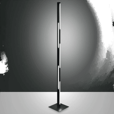 Fabas Luce LED-gulvlampe Ling, dimbar, svart