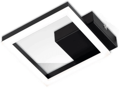 Fabas Luce LED-vegglampe Bard, svart