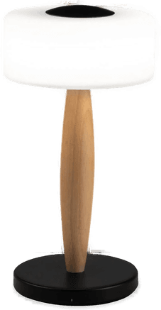 Fabas Luce Elea LED-bordlampe, svart