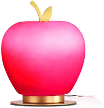 Fabas Luce Wendy LED-bordlampe, rød/gull