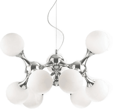 Ideallux Hengelampe Nodi Bianco Ø 80 cm