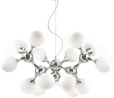 Ideallux Hengelampe Nodi Bianco Ø 105 cm