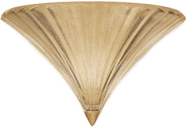 Ideallux Santa ap1 vegglampe, gull