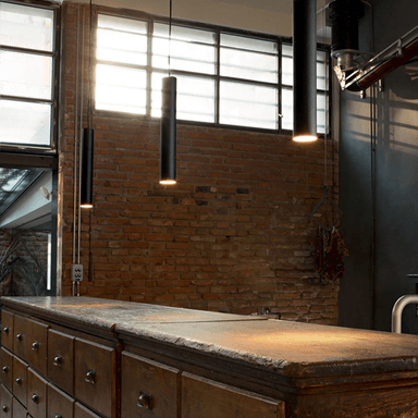 Ideallux LED-pendellampe Look, svart